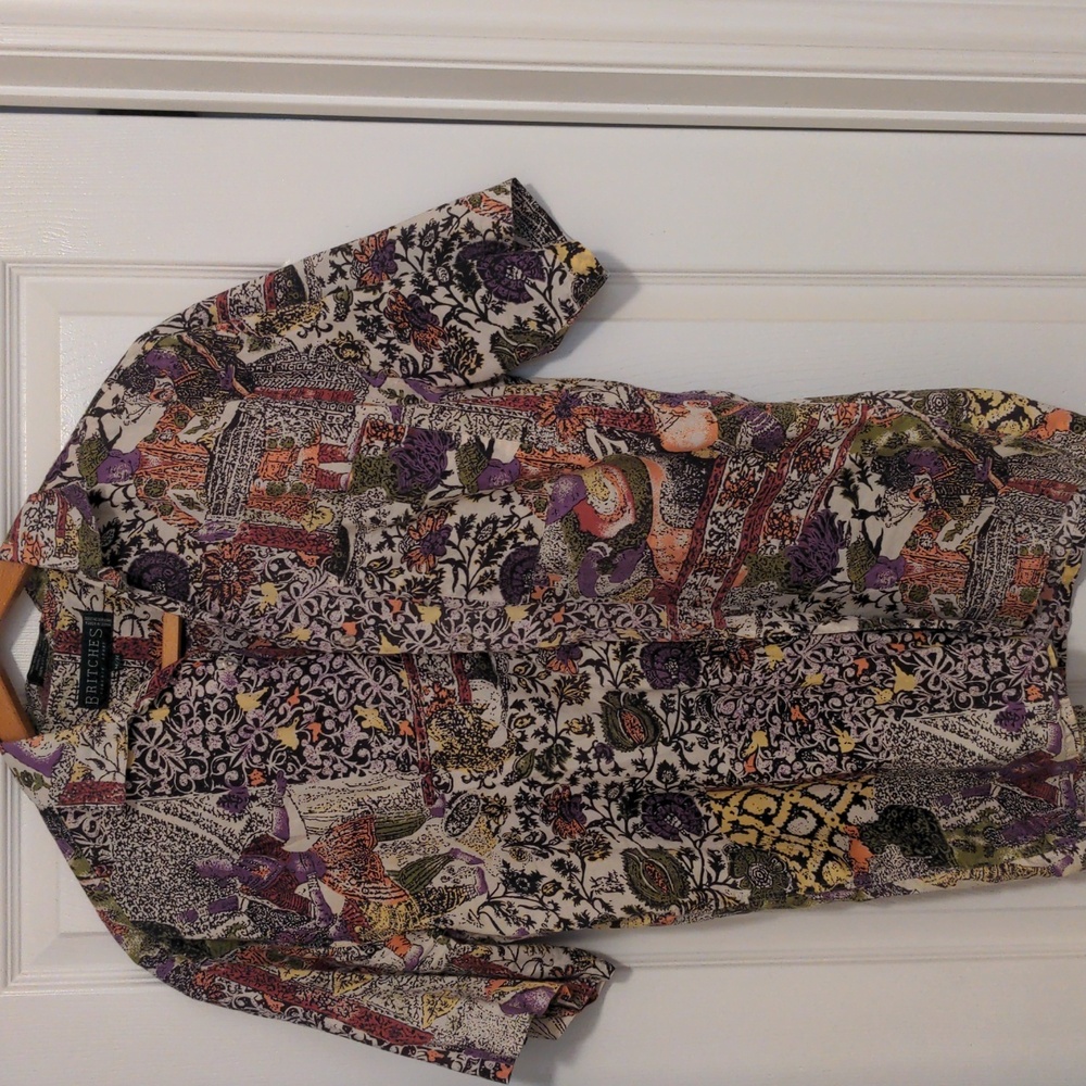 Funky 1980s Vintage Short Sleeve Button Down